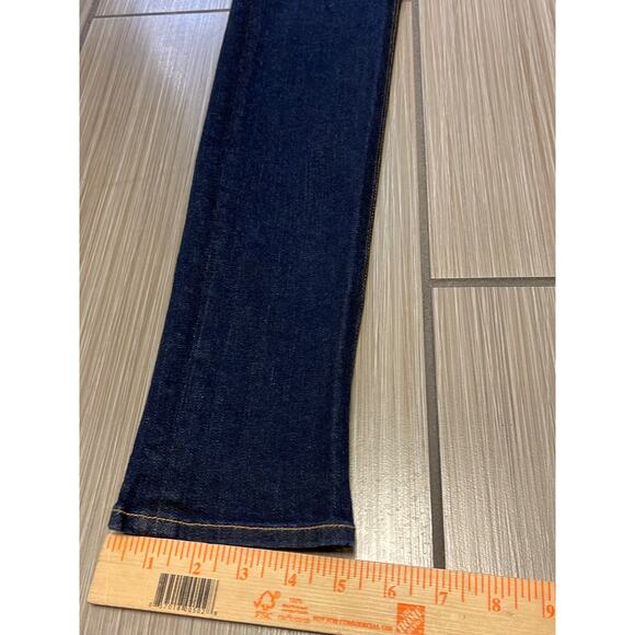 streetwear everyday Rag & Bone high rise skinny jeans sz 29 dark wash denim - Picture 5 of 12